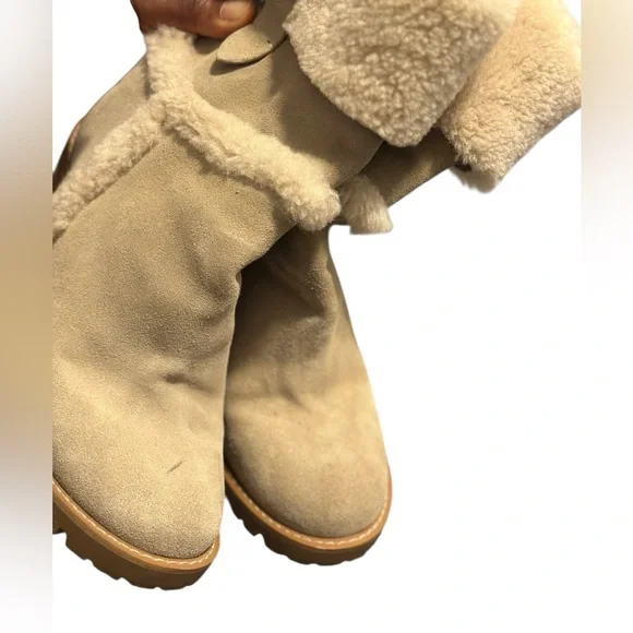 Coach Harlie Suede Bootie Shearing Trim women's 8B - Picture 7 of 15